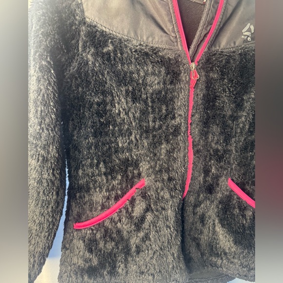 Reebok kids/Black Jacket with Pink Highlights/size S 7-8 - Picture 4 of 12